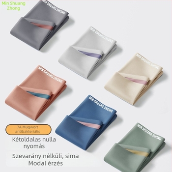 Férfi boxeralsó középmagasságú, seamless, lélegző, Modal 120-count