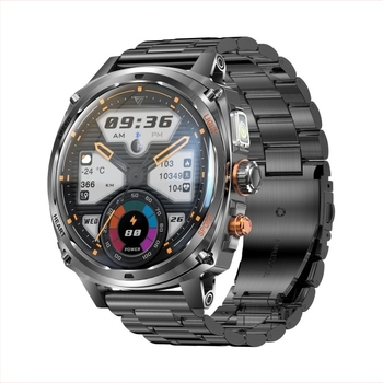 V95 okosóra AMOLED kijelzővel, egészségfigyelés (szívritmus, vérnyomás, vér oxigénszint, alvásfigyelés), Bluetooth hívások, 15–21 napos akkumulátor, vízálló