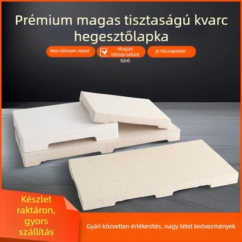 Tooltos tűzálló hegesztő téglák és lemezek arany- és ezüst ékszerekhez — négyszögletes és hexagonális formájú lemezek