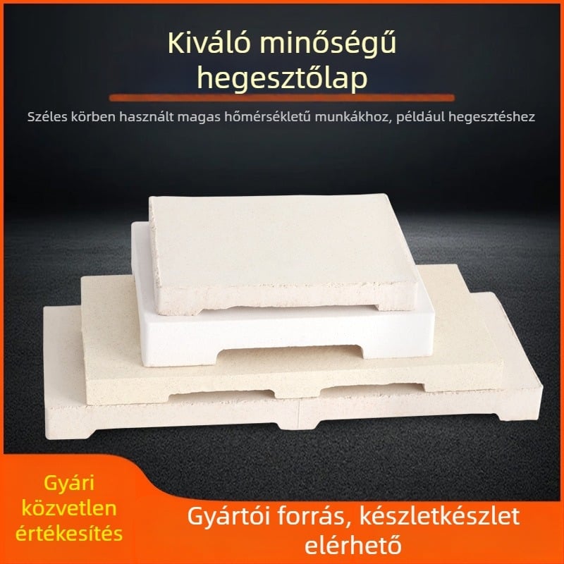 Tooltos tűzálló hegesztő téglák és lemezek arany- és ezüst ékszerekhez — négyszögletes és hexagonális formájú lemezek