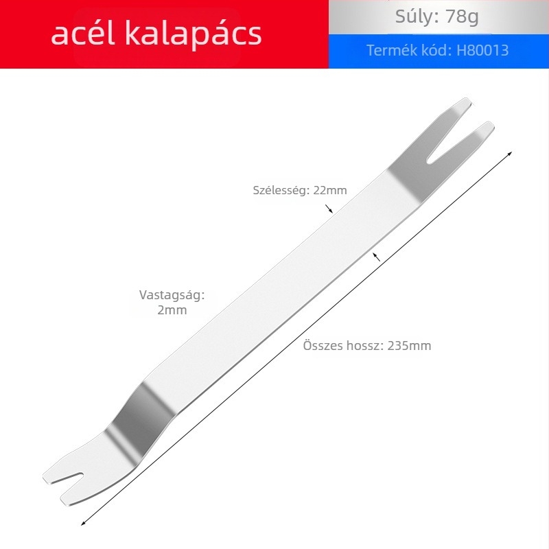 Autó belső panel eltávolító eszköz pry bar funkcióval, autójavításra, különböző anyagok