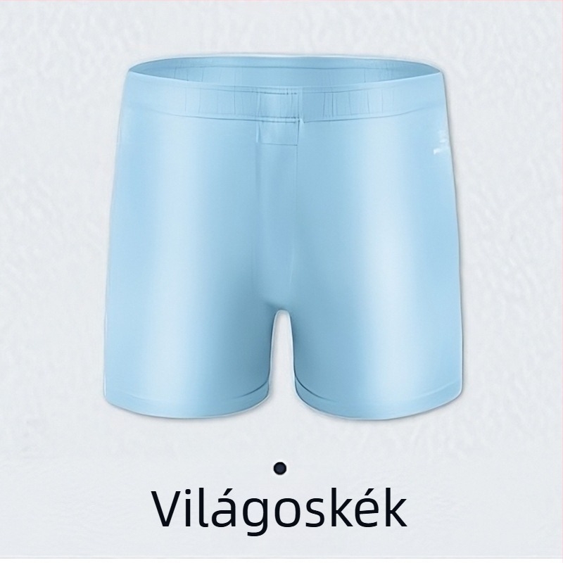 Férfi pamut pizsama nadrág, lazított szabás, középmagas derékrész, kötött anyag, 95% pamut