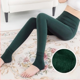 300 g gyöngyház velúr belső fleece-szel bélelt, meleg női leggings, koreai stílusú karcsúsított fazon, ősz–téli
