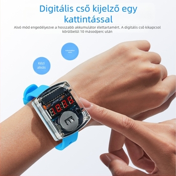 LED óra DIY készlet – mikrokontrolleres óra és áramkörös PCB összeszereléséhez, Core Storm