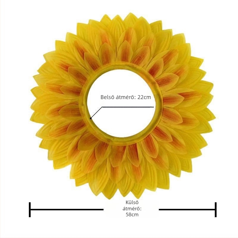 Napraforgó mintázatú fejvédő és arcvédő, nyár 2021 kiadás, raktáron