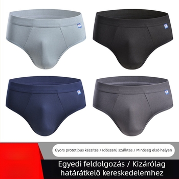 Férfi alsónemű Milk Silk anyagból | Antimikrobiális és lélegző | Testformázó és hasi kontroll | Középmagas derekú