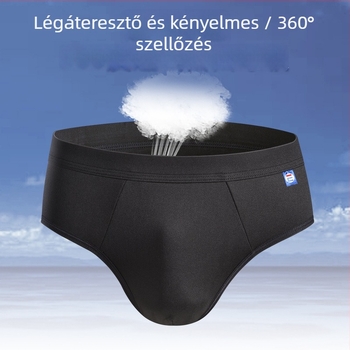Férfi alsónemű Milk Silk anyagból | Antimikrobiális és lélegző | Testformázó és hasi kontroll | Középmagas derekú