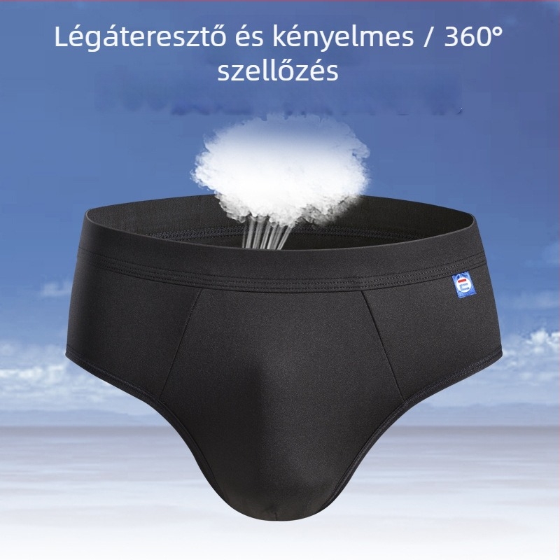 Férfi alsónemű Milk Silk anyagból | Antimikrobiális és lélegző | Testformázó és hasi kontroll | Középmagas derekú