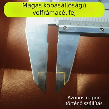 Jelölő tolómérő wolfrámötvözet fejjel és hosszú állkapcsokkal, külső és belső átmérő mérés, Vernier-skála