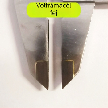 Jelölő tolómérő wolfrámötvözet fejjel és hosszú állkapcsokkal, külső és belső átmérő mérés, Vernier-skála