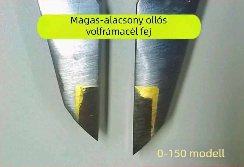 Jelölő tolómérő wolfrámötvözet fejjel és hosszú állkapcsokkal, külső és belső átmérő mérés, Vernier-skála