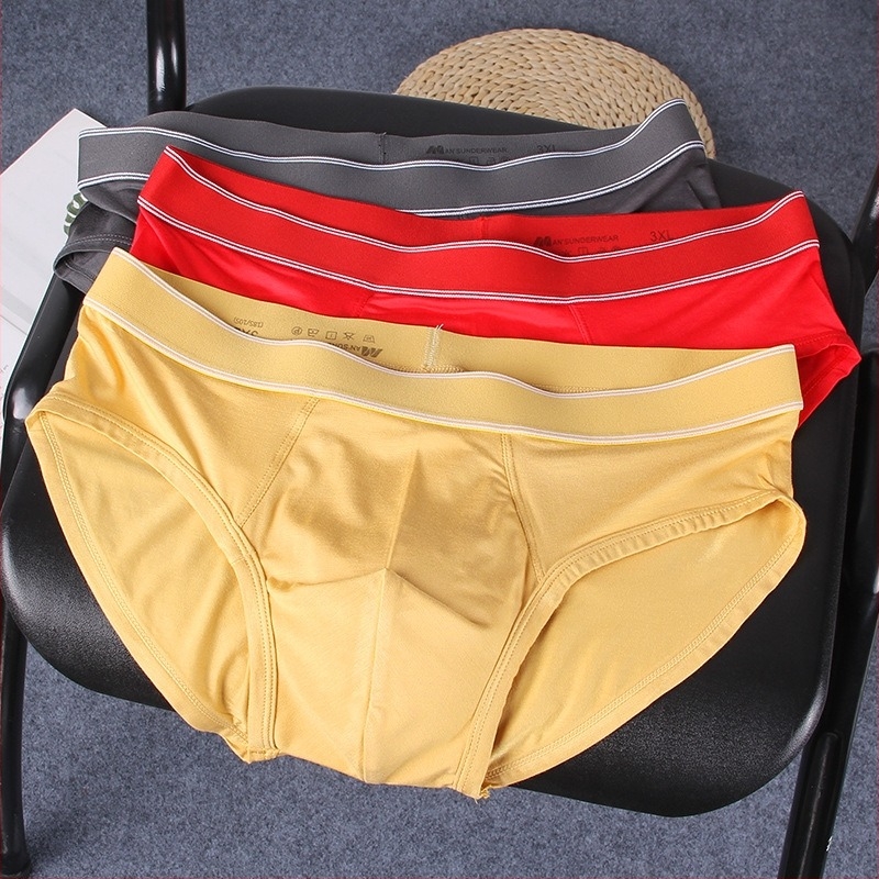 Férfi modal pamutból készült lélegző boxerbrief, középmagas derekú, színbloktos dizájn