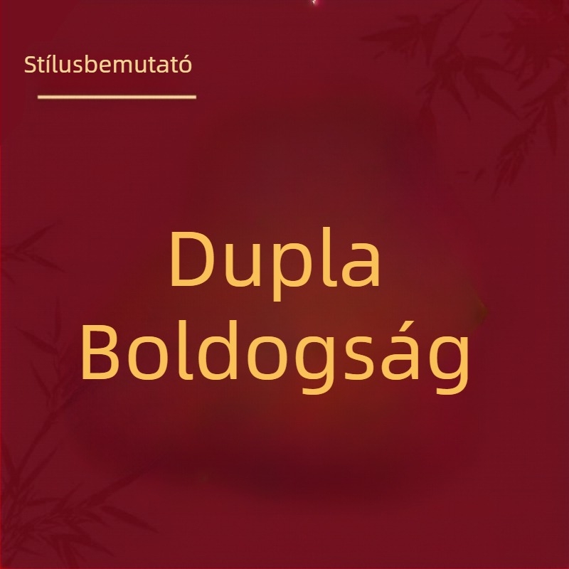 Arany KT tábla dupla boldogság szimbólummal esküvői dekorációhoz, jegyességhez és menyasszonyi fotórekvizitumhoz.