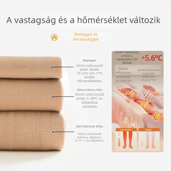 Apró termetű nőknek szóló átlátszó fekete harisnyanadrág fleece béléssel, fényes felülettel, ultrahosszú, vékony tavaszi változat