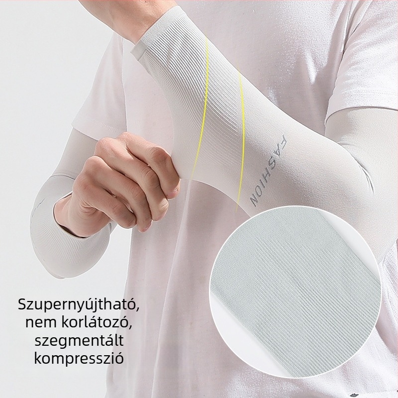 Kerékpáros karvédő - varrat nélküli, lélegző, UV-védelem, Nylon 81–95%, magas elasztikusság, Ice Silk