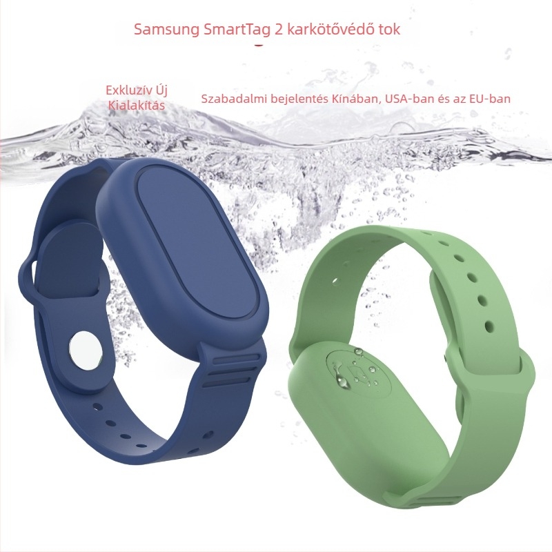 Coolsk szilikon védőtok Samsung SmartTag2 karkötőhöz – ütésálló, karcálló, leesés elleni védelem, ujjlenyomat-ellenálló; Anyag: szilikon; Kompatibilis Samsung SmartTag2-vel