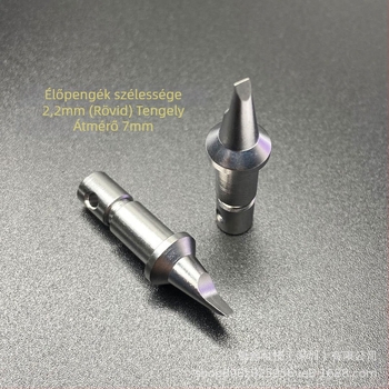 Órászerelvény-nyitó eszközök órához - vágófej tartozékok, magas széntartalmú acél, 1000 darabos készlet, méretek 5,5 mm, 4,0 mm, 2,2 mm hosszú, 2,2 mm rövid; kompatibilis a 07115 alsó gép kiegészítőkkel