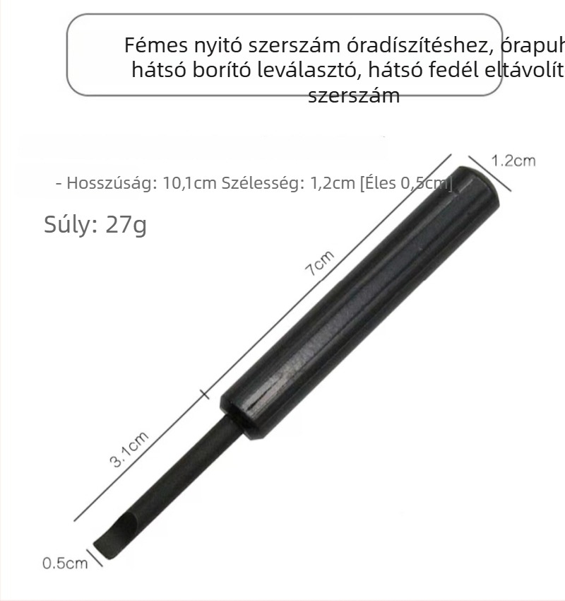 Fém Pry Knife óraszervizhez - hátsófedél eltávolító eszköz