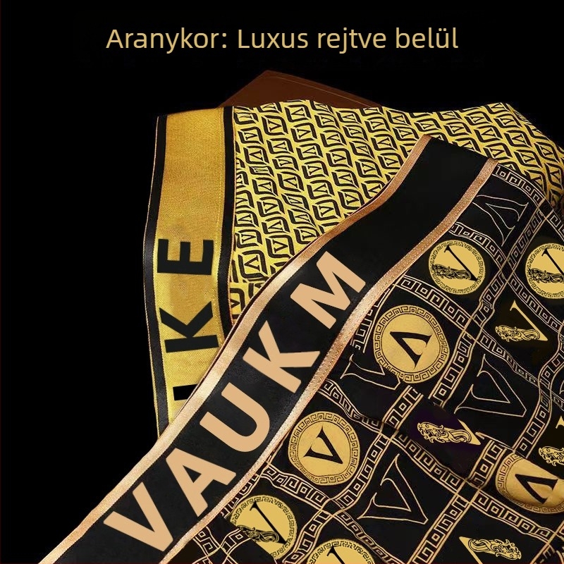 Lukúsos, lélegző férfi boxeralsó poliészterrel, nyár, plusz méret, középső derék