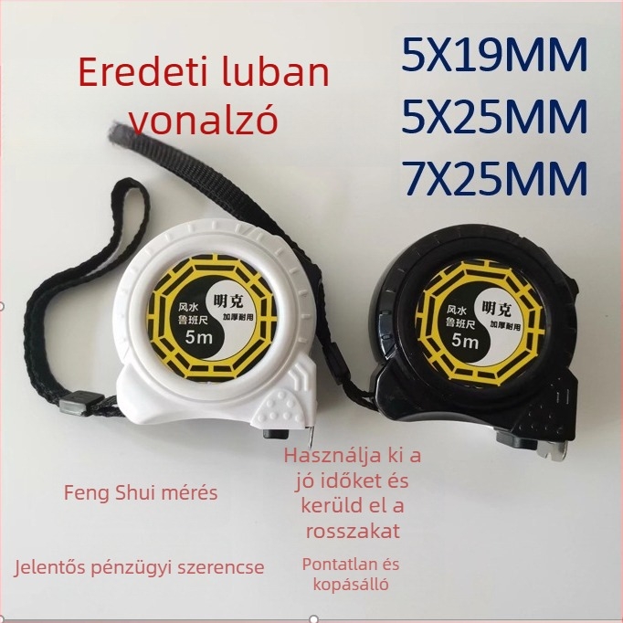 Luban vonalzó acél mérőszalaggal famegmunkáláshoz, Mingke márka