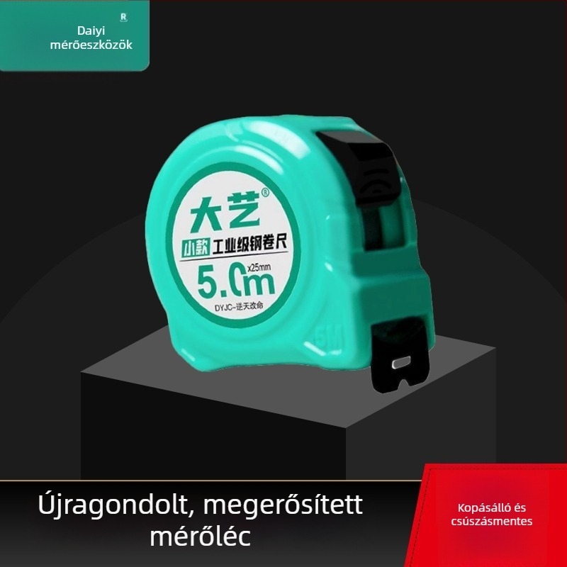 Dayi Vastagított mérőszalag mérnöki kivitelben, ABS ház, szénacél penge