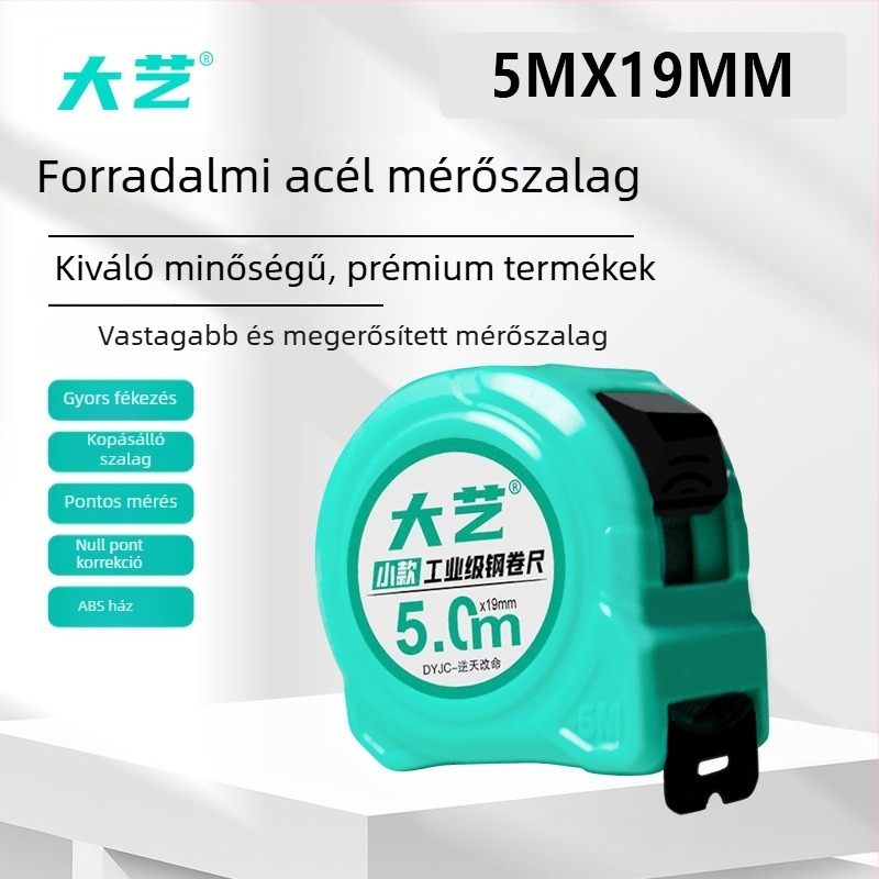 Dayi Vastagított mérőszalag mérnöki kivitelben, ABS ház, szénacél penge