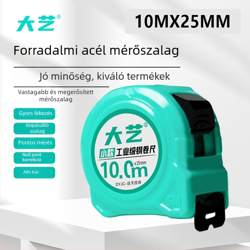 Dayi Vastagított mérőszalag mérnöki kivitelben, ABS ház, szénacél penge