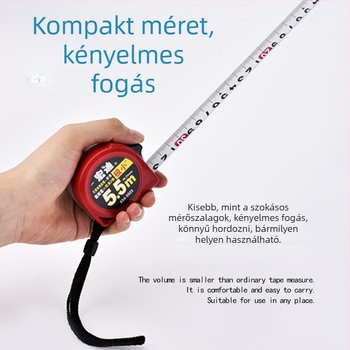 Hongdi X04 mérőszalag – 0-10 m, metrikus formátum