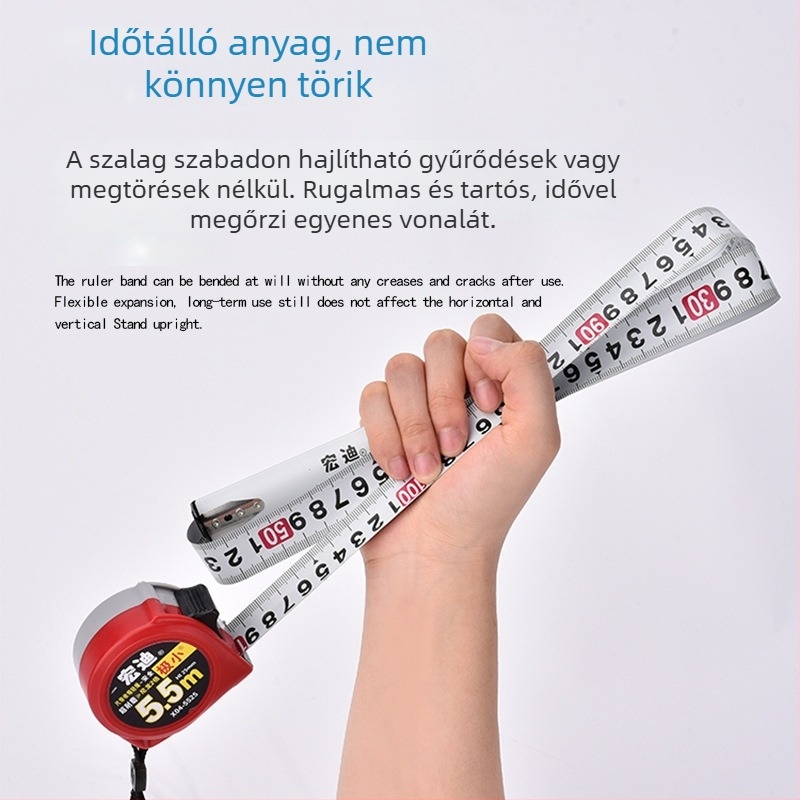 Hongdi X04 mérőszalag – 0-10 m, metrikus formátum