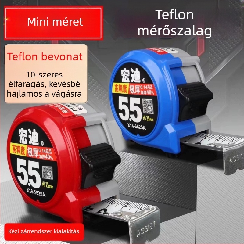 Hongdi X04 mérőszalag – 0-10 m, metrikus formátum