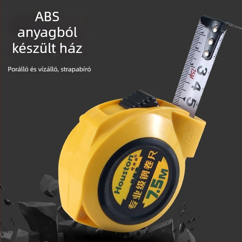 Soxton önzáró acél mérőszalag – nehéz kivitel, vastagabb szalag, otthoni asztalos munkához
