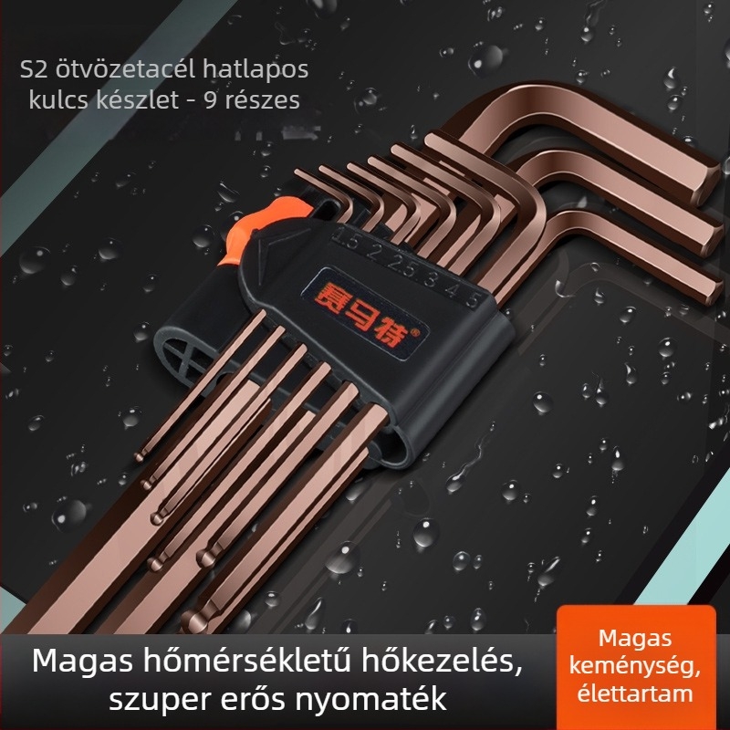 Allen kulcs – belső hatszög fej, S2 szerszámacél, Mongolian márka