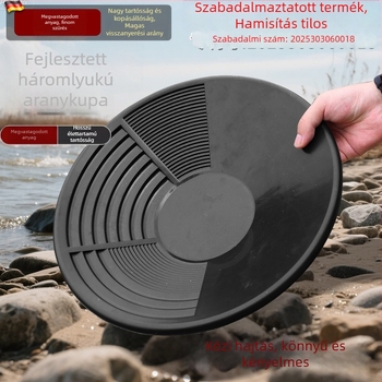 Aranyásó serpenyő - hordozható szita az aranymosáshoz