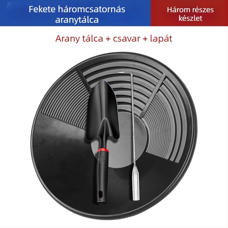 Aranyásó serpenyő - hordozható szita az aranymosáshoz