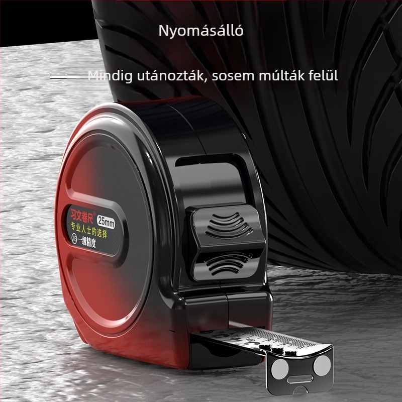 Mágneses Mérőszalag Rozsdamentes Acélból — Ütközésálló, Pontosság, Prémium, Extra vastag