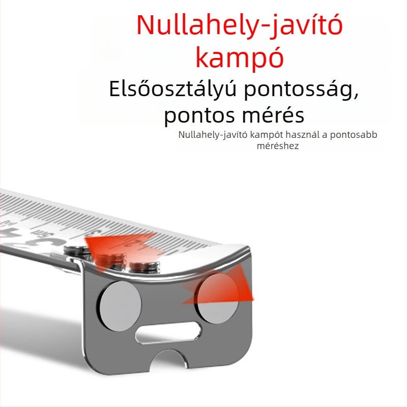 Mágneses Mérőszalag Rozsdamentes Acélból — Ütközésálló, Pontosság, Prémium, Extra vastag