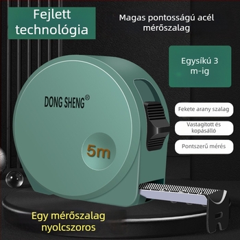 Dongsheng acél mérőszalag – nagy pontosság, zuhanásálló, kopásálló, merev tok