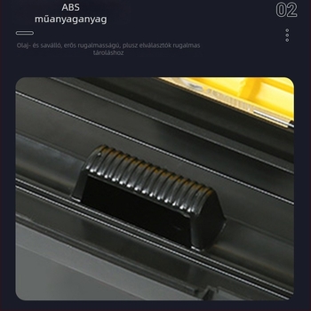 Tes Leopard Műanyag Szerszámkoffer – Ipari Szintű, Hordozható Kézi Szerszám Tároló, Tesbao Sorozat