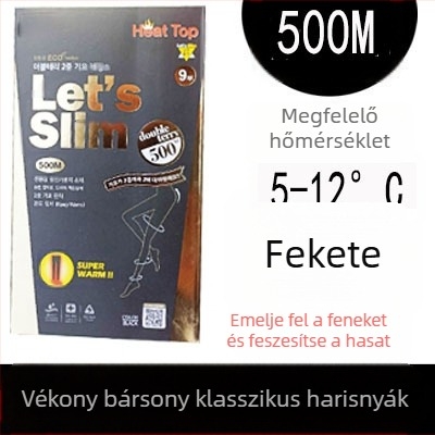 Női alakformáló harisnya, közepes vastagságú, 80% len anyag, egyszínű mintázat