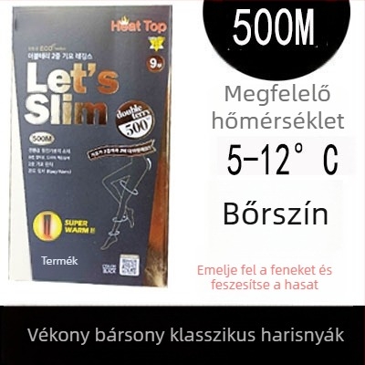 Női alakformáló harisnya, közepes vastagságú, 80% len anyag, egyszínű mintázat