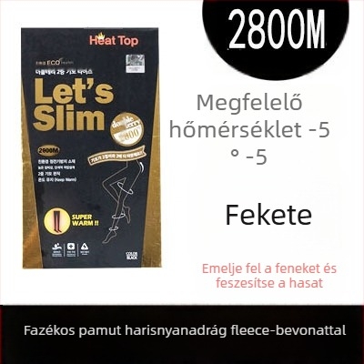 Női alakformáló harisnya, közepes vastagságú, 80% len anyag, egyszínű mintázat