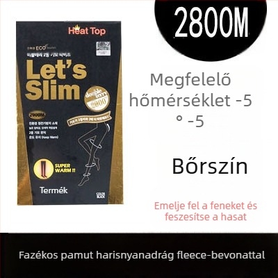 Női alakformáló harisnya, közepes vastagságú, 80% len anyag, egyszínű mintázat