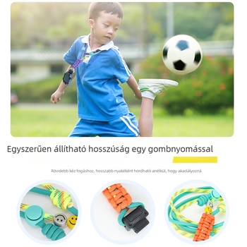 Nyakba akasztható szalag Little Genius Z10/Z9/Z8A/Z6Pro gyerekek smartórához — nejlon anyag, sportos stílus, egyhurok csat, súly 25