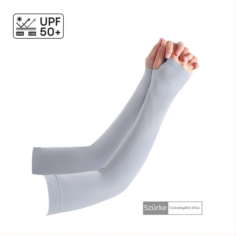 Új Ice Silk karhüvely egyedi logóval, kültéri használatra, légáteresztő UV-védelem, csapat sportokhoz