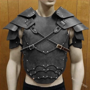 Cosplay váll- és bőr mellvért – Viking/Szépkori Reneszánsz téma, felnőttek, ősz 2024