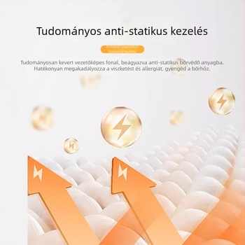 Mercerizált pamut hosszú ujjú felső, magas nyakú alapréteg, laza szabás; összetétel 86,9% pamut, 10,9% poliészter, 2,2% elasztán; súly 180–250 g