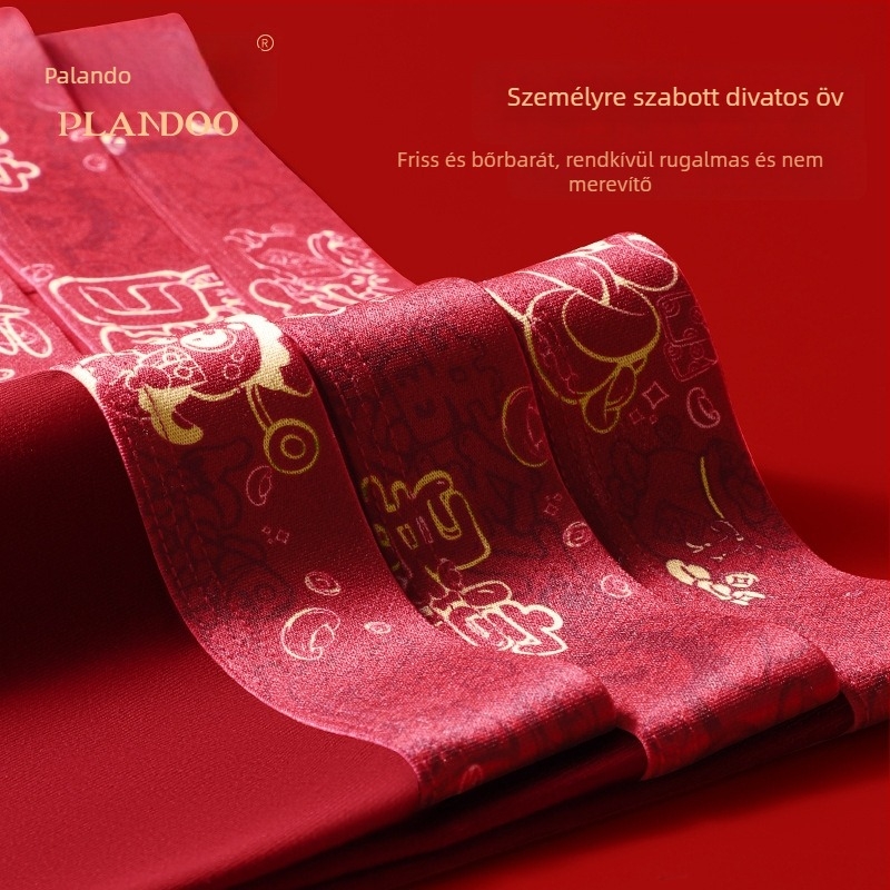 Férfi pamut alsónemű, antibakteriális, lélegző és nedvességelvezető, középmagas derék, csillagjegy éve