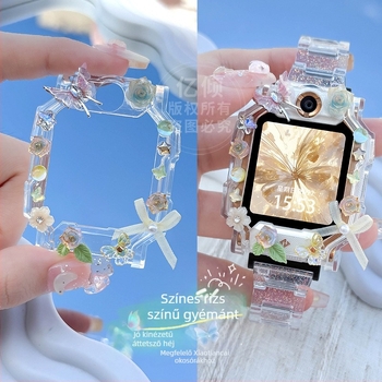 TPU védőtok műanyag kiegészítőkkel Little Genius Z9/Z10/Z11 és Z6Pro/Z7/Z8A számára, DIY tartozékok D3/D5, csomagolás gyöngyház zacskóban