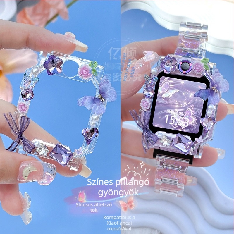 TPU védőtok műanyag kiegészítőkkel Little Genius Z9/Z10/Z11 és Z6Pro/Z7/Z8A számára, DIY tartozékok D3/D5, csomagolás gyöngyház zacskóban