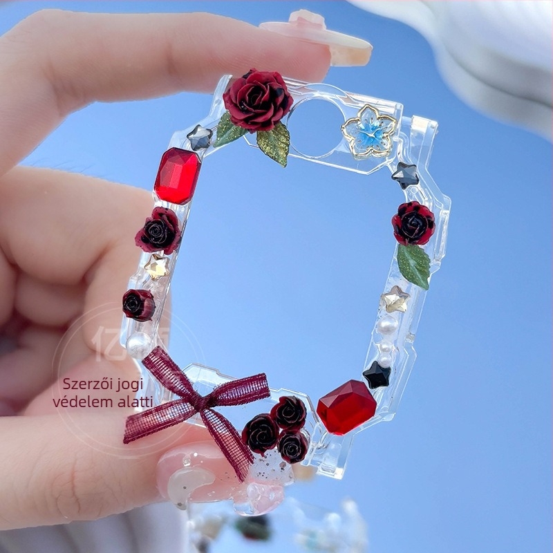 TPU védőtok műanyag kiegészítőkkel Little Genius Z9/Z10/Z11 és Z6Pro/Z7/Z8A számára, DIY tartozékok D3/D5, csomagolás gyöngyház zacskóban